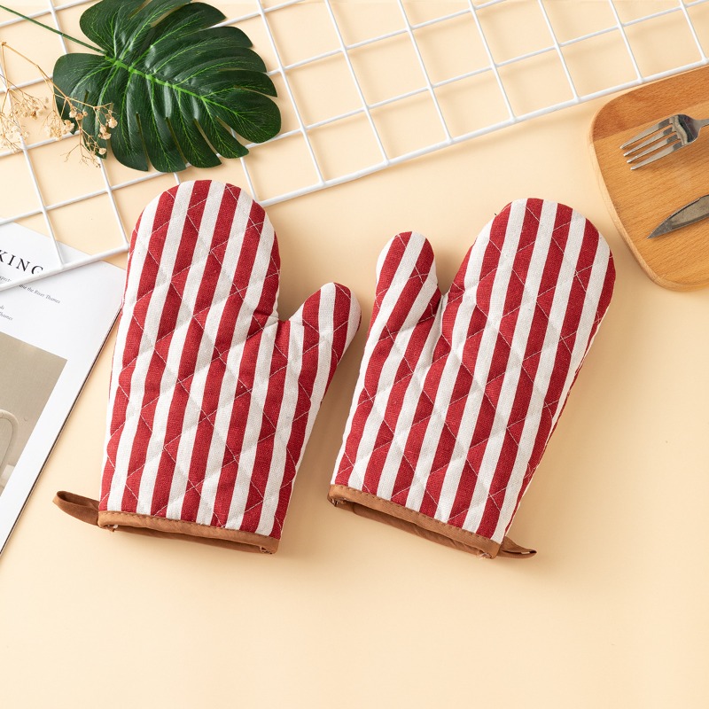 Home Cooking Appliances - 2pcs Thickened Oven Mitts Home Kitchen