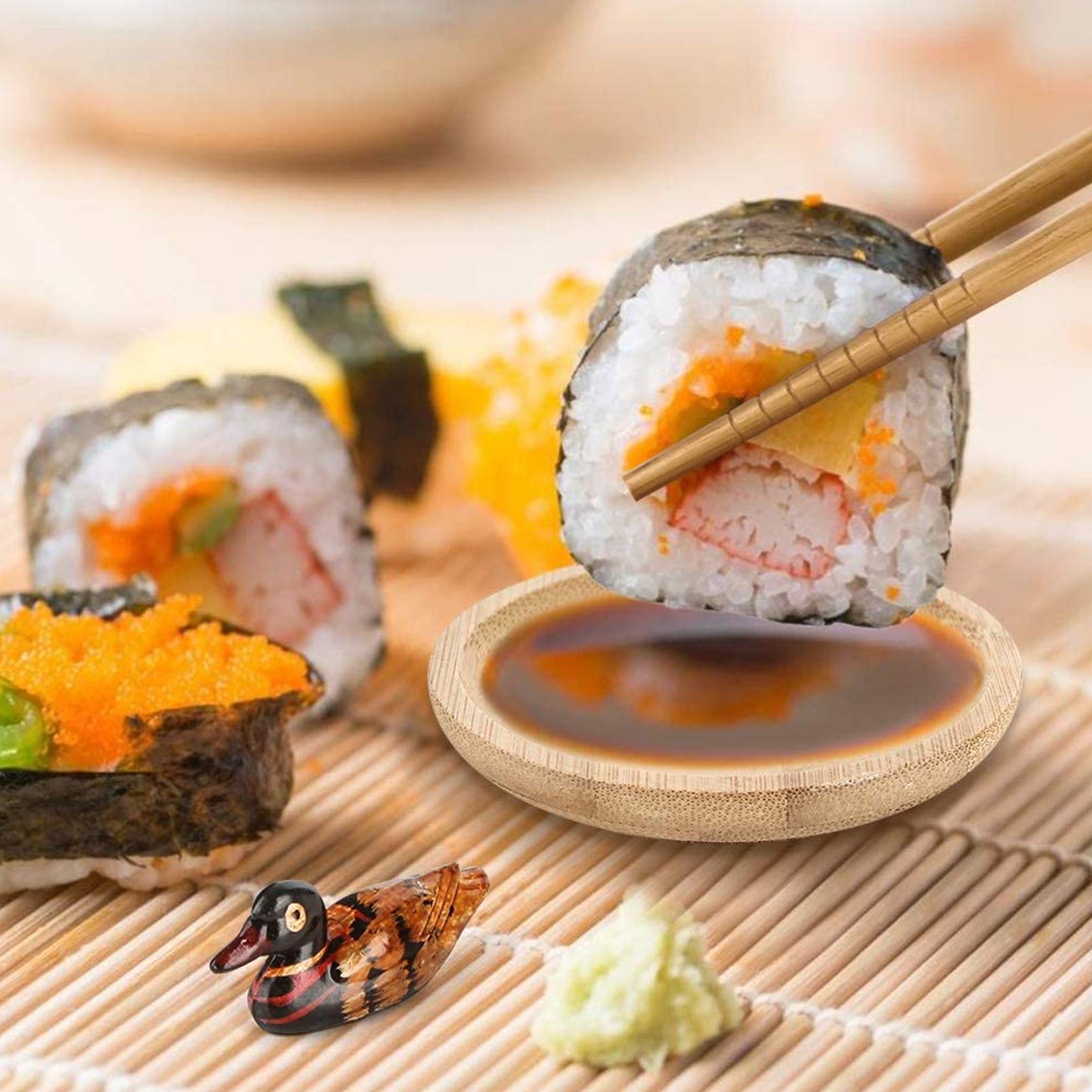 Sushi Making Set With Various  - Sushi Mat Bamboo review and price