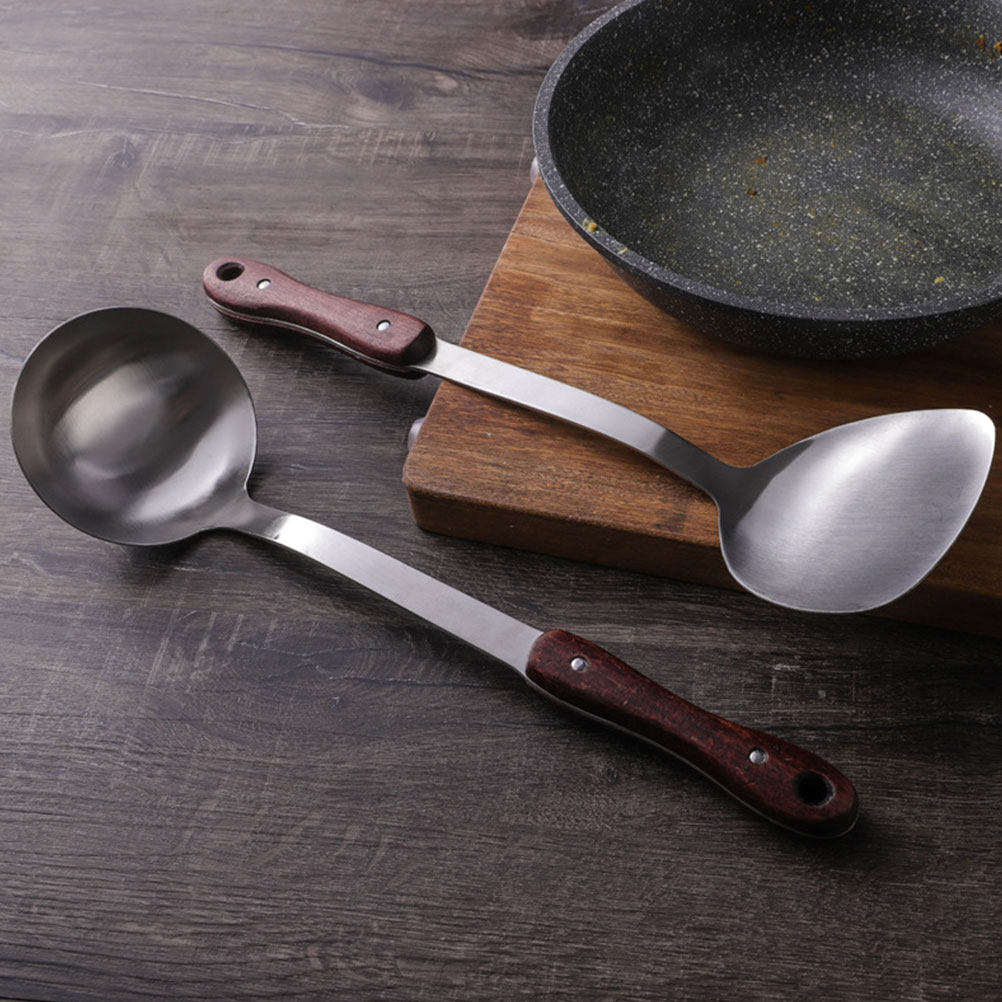 Stainless Steel Tableware Wood - Home Cooking Supplies review and price