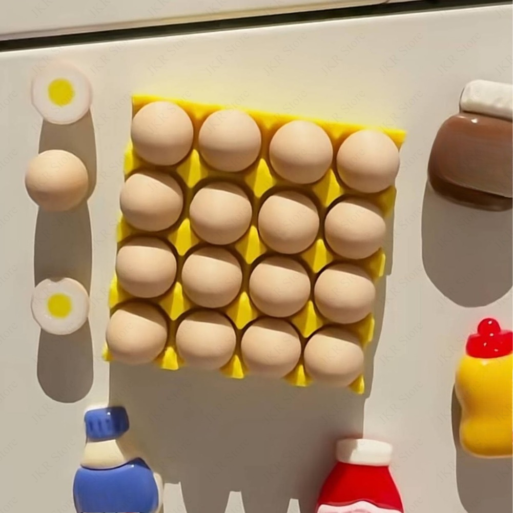 Egg Tray Fridge Magnet Set Cut - Home Cooking Recipes review and price