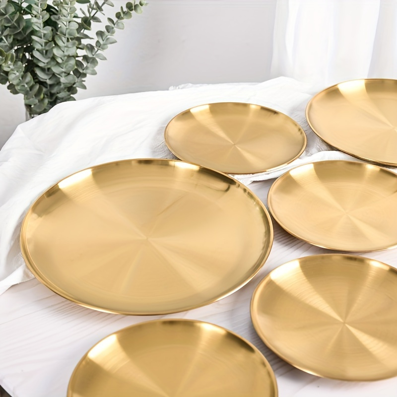2pcs, Golden Pizza Plates, Sta - Home Cooking Recipes review and price