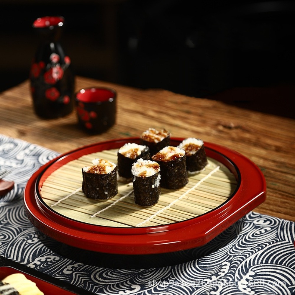 Japanese Style Cold Noodle Dis - Sushi Mat Bamboo review and price