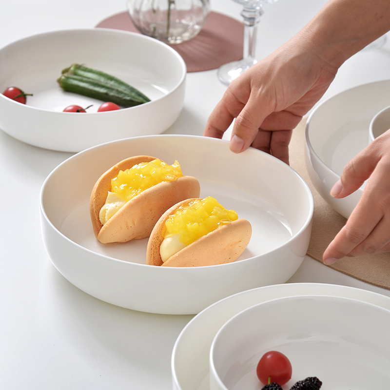 8 In -1/4pc White Ceramic Sala - Home Cooking Recipes review and price
