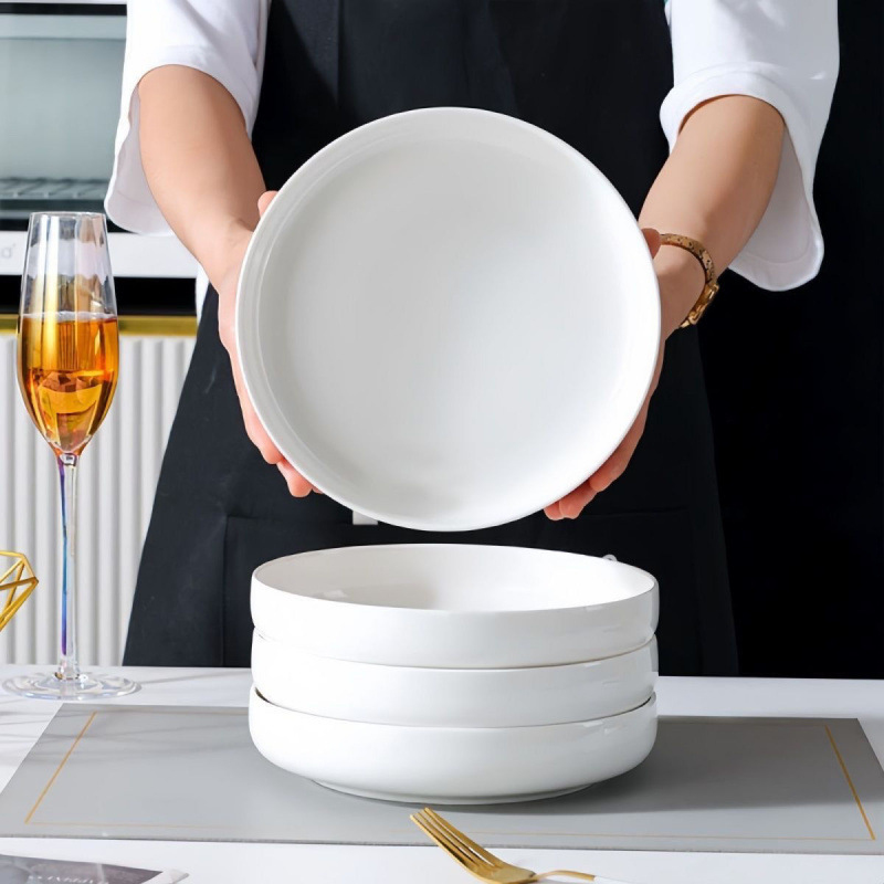 8 In -1/4pc White Ceramic Sala - Home Cooking Recipes review and price
