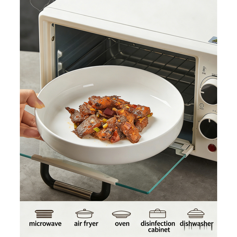 8 In -1/4pc White Ceramic Sala - Home Cooking Recipes review and price