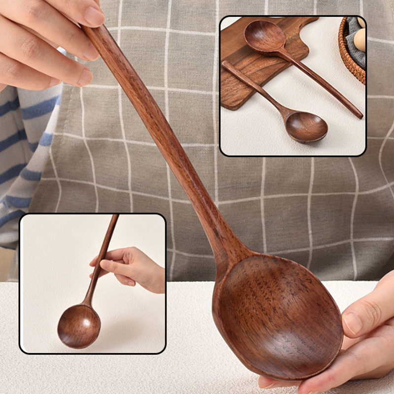 Long Handle Ramen Wooden Spoon - Home Cooking Supplies review and price