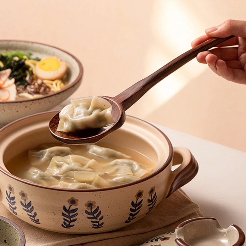 Long Handle Ramen Wooden Spoon - Home Cooking Supplies review and price