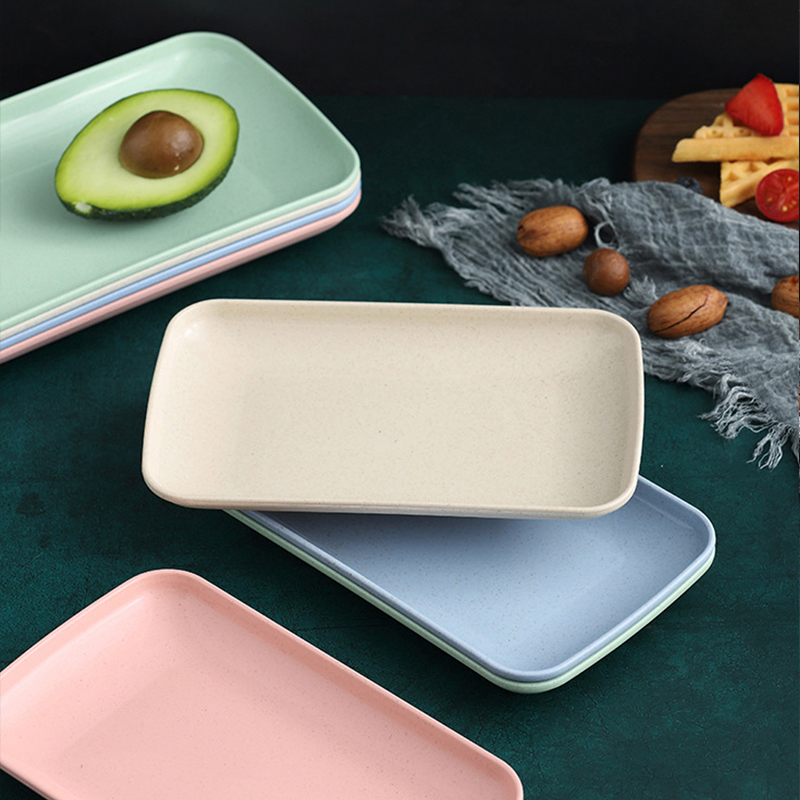 Set of 4 Wheat Straw Plates De - Home Cooking Recipes review and price