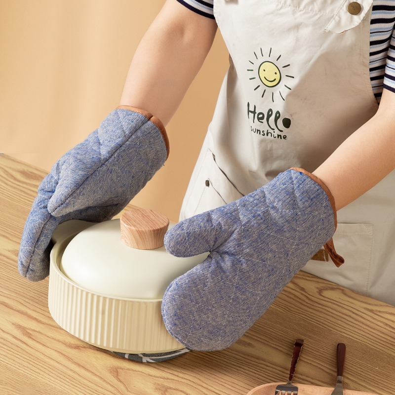 2pcs Thickened Oven Mitts Home - Home Cooking Appliances review and price