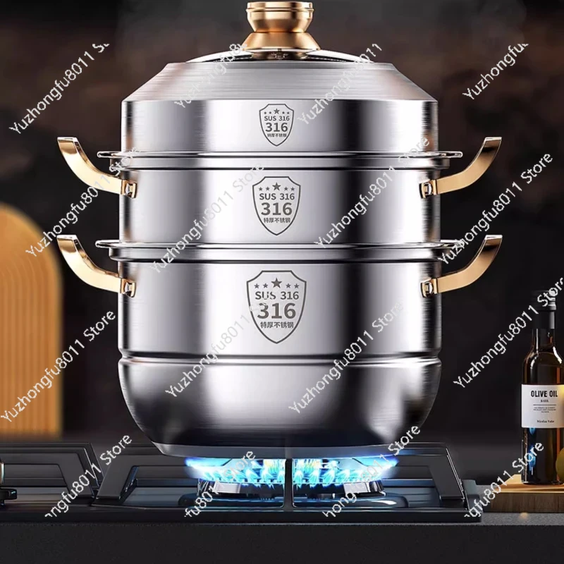 316 Stainless Steel Steam Pot  - Home Cooking Appliances review and price