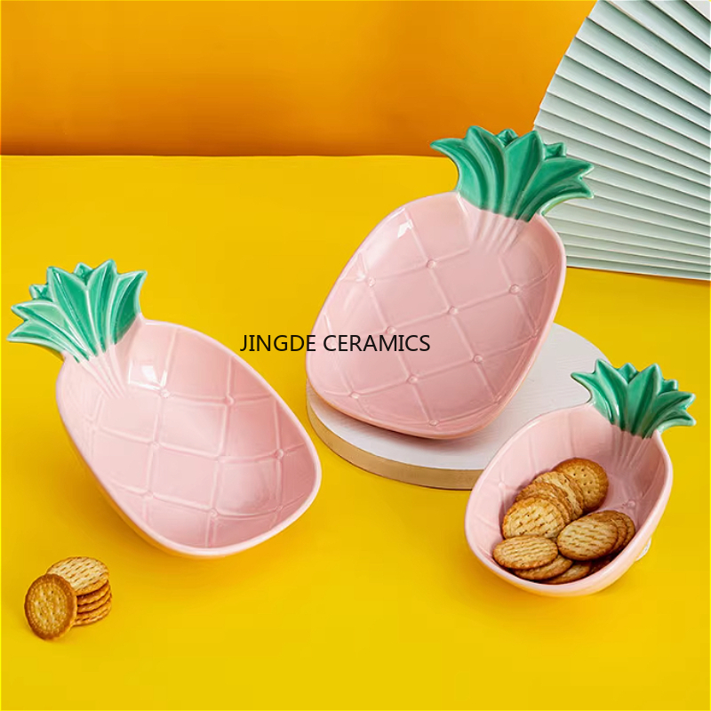 Ceramic Pineapple Shaped Tray  - Home Cooking Recipes review and price