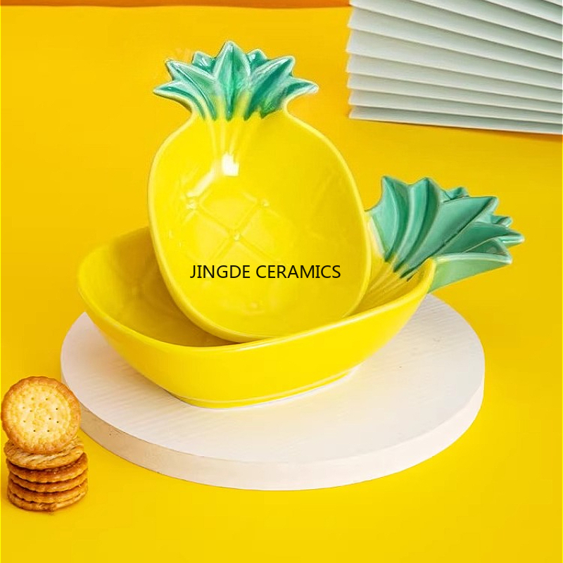 Ceramic Pineapple Shaped Tray  - Home Cooking Recipes review and price
