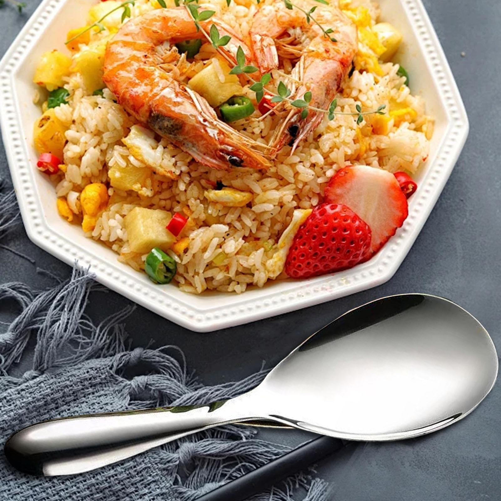 Stainless Steel Rice Spoon Pad - Home Cooking Supplies review and price